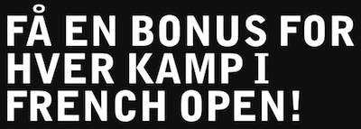 Betsafe French Open Bonus