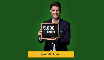 Unibet 5000 kr. odds bonus!