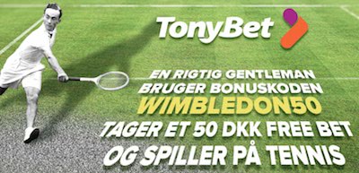 TonyBet Wimbledon Odds Bonus