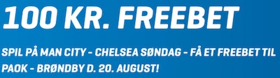 NordicBet freebet bonus til Brøndby