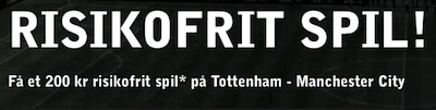 Betsafe Freebet til Tottenham - Manchester City