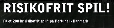 Betsafe risikofrit bet til Portugal - Danmark