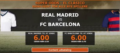 888sport El Classico Bonus Odds