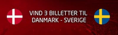Tipico: Vind billetter til Danmark - Sverige