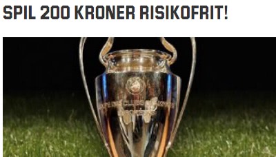 Spil uden risiko på Champions League og Europa League hois Unibet
