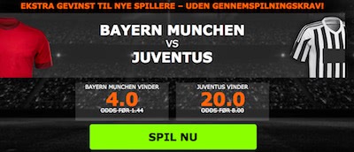 Odds boost Bayern-Juventus 888Sport 2016