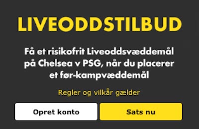 Spil 250 kr. Risikofrit på Chelsea-PSG 2016 bet365