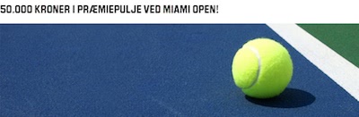 Tag del i 50.000 kr pulje hos Unibet på Miami Open 2016