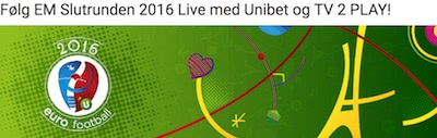 faa tv2 play gratis til em 2016 hos unibet