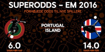 faa kraftigt forhoejede odds paa portugal island em 2016 hos 888sport