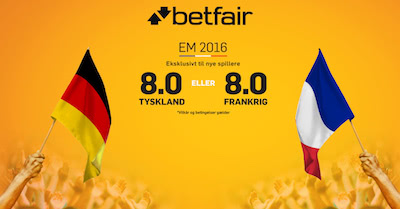 betfair giver fantastisk odds boost paa em 2016 semifinalen mellem tyskland og frankrig til alle nye kunder