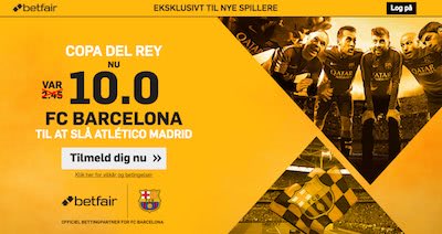 Betfair Copa del Rey Odds Bonus