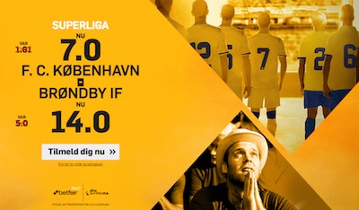 Betfair Superliga tilbud FCK vs Brøndby