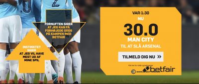 ManCity vs Arsenal betfair