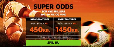 Odds bonus Barcelona Liverpool