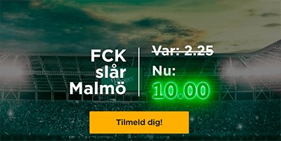 FCK slar Malmö: Odds boost Mr Green