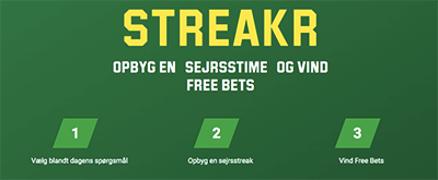 Spil Streakr hos Unibet