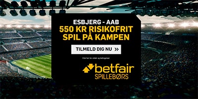 Betfair Spilleboers risikofrit spil Esbjerg - AaB