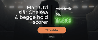 Mr Green Man Utd Chelsea oddsboost