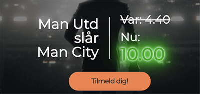Mr Green oddsboost Manchester United Manchester City