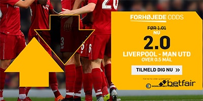 Liverpool  Manchested United odds boost  Betfair Boost