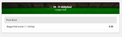 OB - FC Midtjylland odds