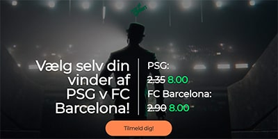 PSG - Barcelona odds boost
