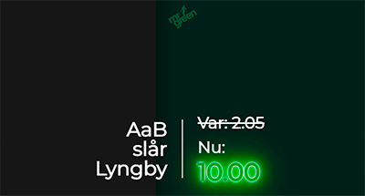 AaB  - Lyngby odds boost