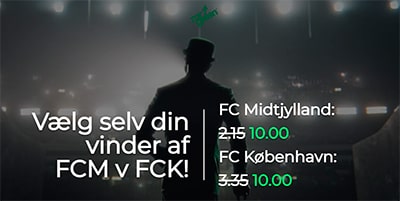 FC Midtjylland - FCK odds