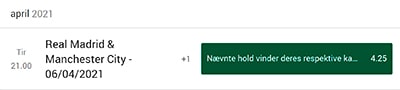 Real City forhojede odds mrgreen