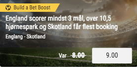 Bwin england skotland odds boost 3
