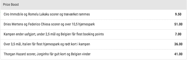 belgien italien em 2020 odds boost 2