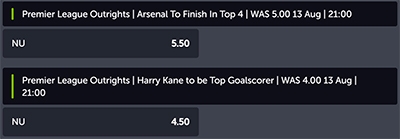 comeon sæsonspil premier league 2021/22 oddsboost