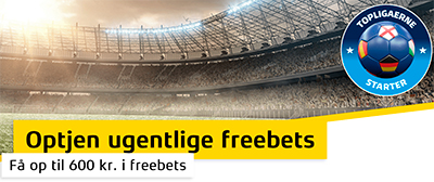 Cashpoint freebet fodbold odds Premier League odds Bundesliga odds Serie A odds La Liga odds