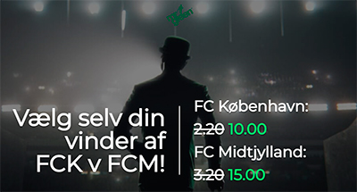 FC København - FC Midtjylland FCK - FCM odds Mr Green bonus