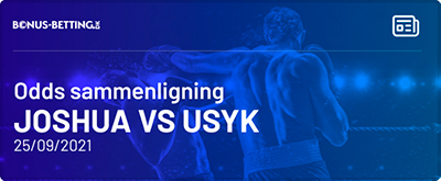 Anthony Joshua Oleksandr Usyk boksning odds sammenligning