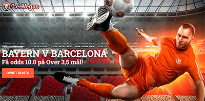 Bayern Munchen - Barcelona odds boost LeoVegas