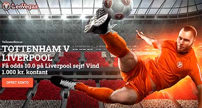 Tottenham - Liverpool odds Liverpool odds boost LeoVegas Premier League odds