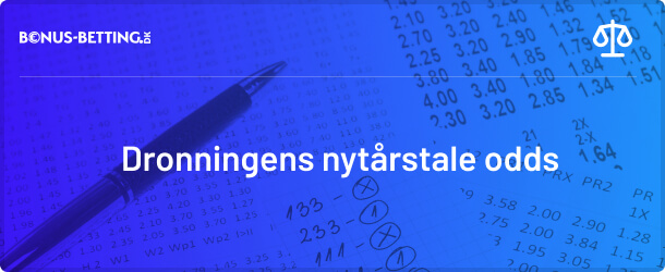 odds på dronningens nytårstale