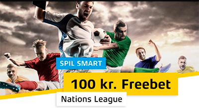 Cashpoint Nations League freebet, Danmark - Kroatien odds