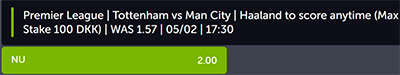 ComeOn odds boost, Erling Haaland scorer odds, Tottenham - Manchester CIty odds, Premier League odds