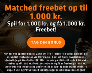 Expekt bonus matched freebet