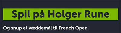 Holger Rune - Casper Ruud odds, ComeOn French Open freebet