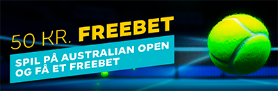 Australian Open odds - Australian Open freebet hos Cashpoint