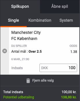 betsson odds