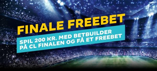 Cashpoint Champions League-finale freebet på 200 kr.