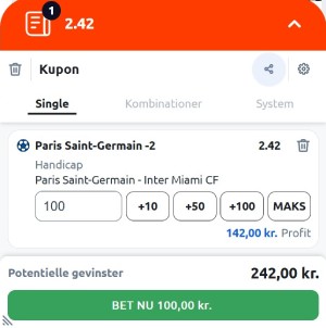Placer dit spil hos din nye bookmaker