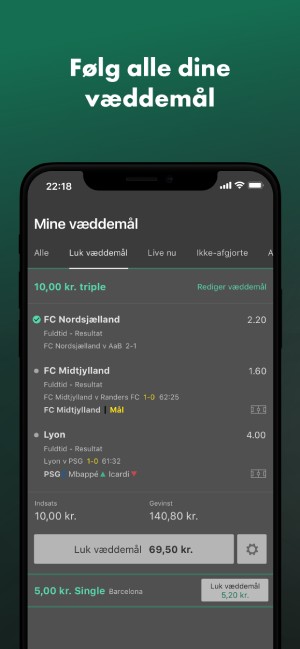 bet365 app odds screenshot