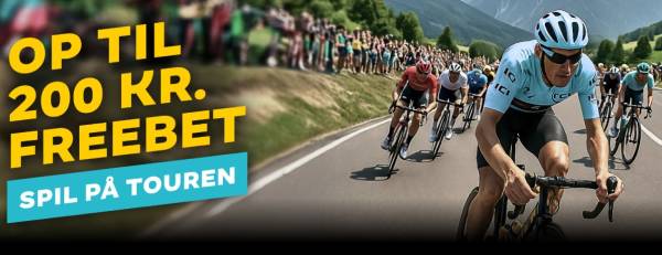 Cashpoint Tour de France freebet op til 200 kr.