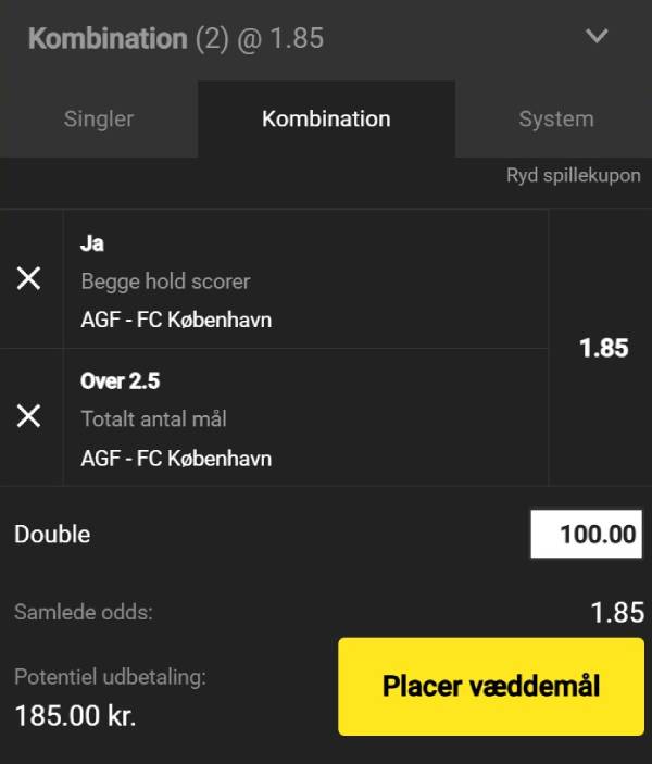 Unibet odds bonus tip